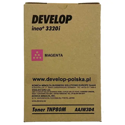 Toner Develop TNP80M / AAJW3D4 Magenta do drukarek (Oryginalny) [9k]